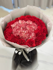 Red Carnation Blooming Bouquet